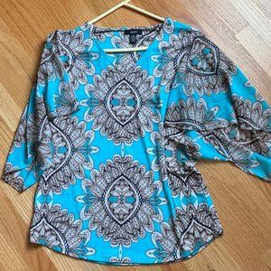 ALAFANI Women's 3-Quarter Sleeve Blouse